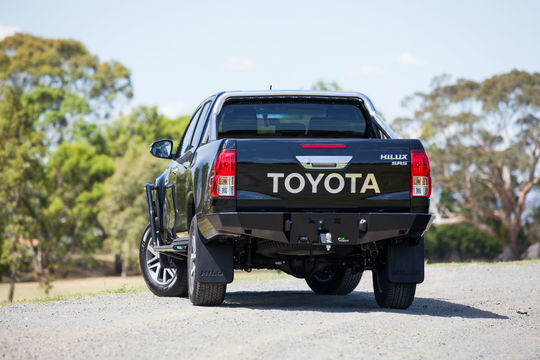 Rear Protection Towbar - Full Rear Bumper Replacement* - With Side Tubes - Toyota Hilux Revo
